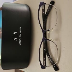 Armani Exchange Model 1910 Womens glasses in rare violet color; with Armani case